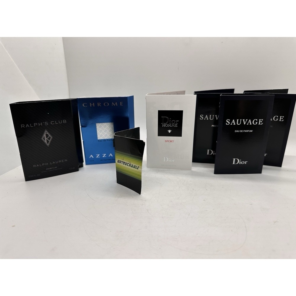 Dior Sauvage Sample Lot Homme Sport Ralphs Club Azzaro Chrome Vials